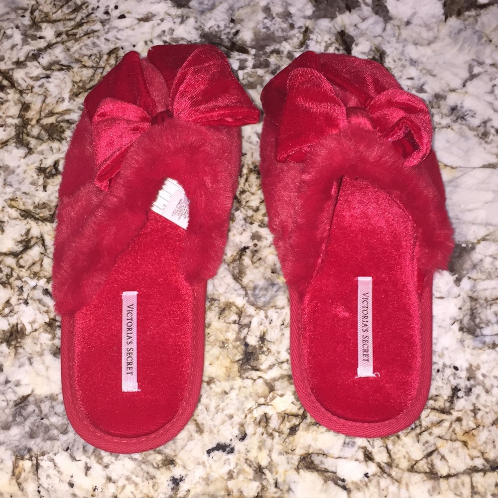 Red Victoria Secret Slippers